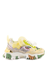 Sneaker C-Cloud multicolor gialla-verde-oro Cljd