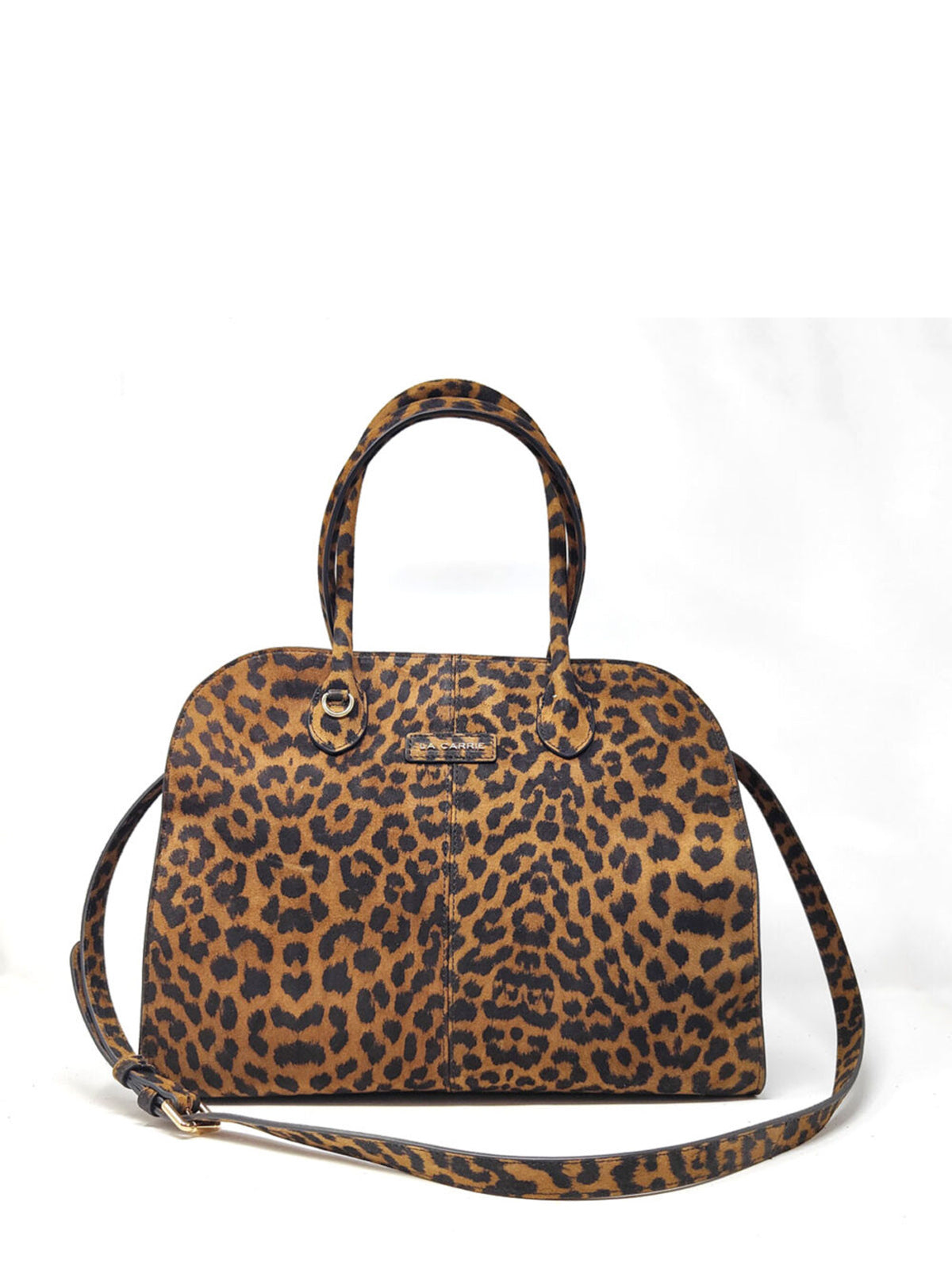 Borsa Grande Suede Leopard – La Carrie | Stampa Animalier & Tracolla Regolabile