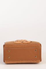 Mini Tote MARVIN Winter Butter marrone – Rue Madam Paris | Eco-fur Made in Italy
