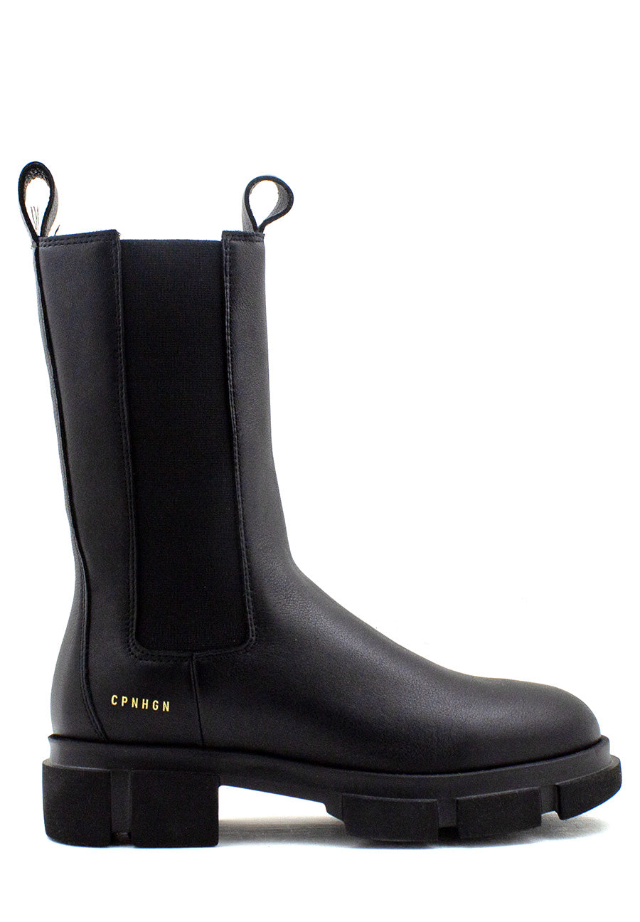 Stivaletto chelsea nera fondo sportivo Copenhagen