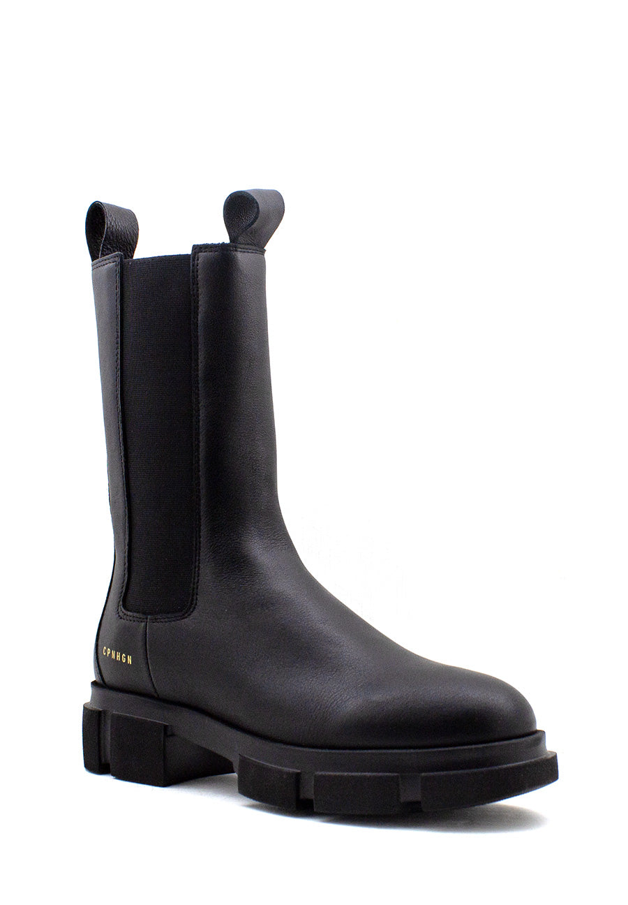 Stivaletto chelsea nera fondo sportivo Copenhagen