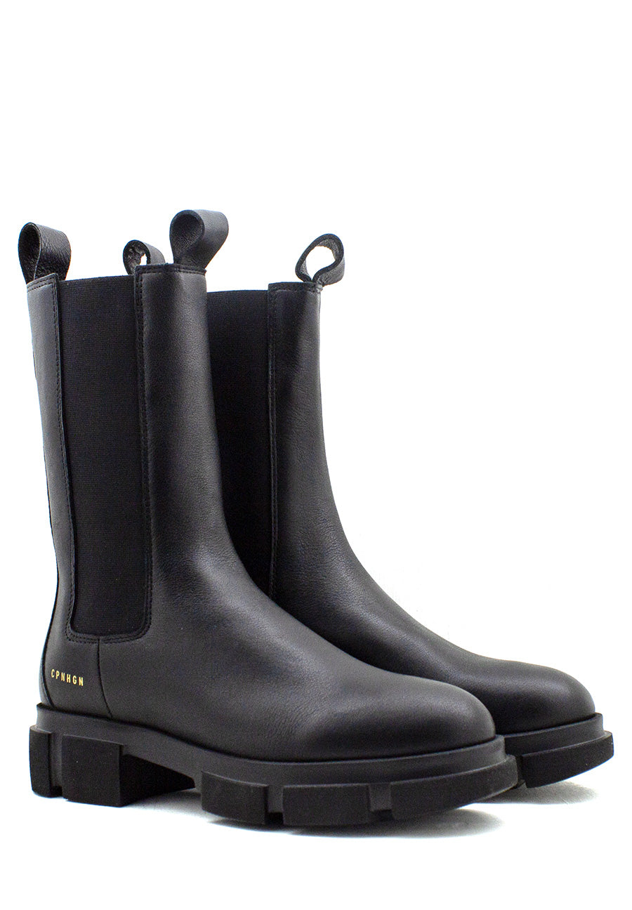 Stivaletto chelsea nera fondo sportivo Copenhagen