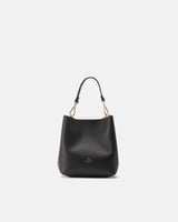 Cuoieria Fiorentina Alice Small Bucket – Secchiello in Pelle Nera Palmellata