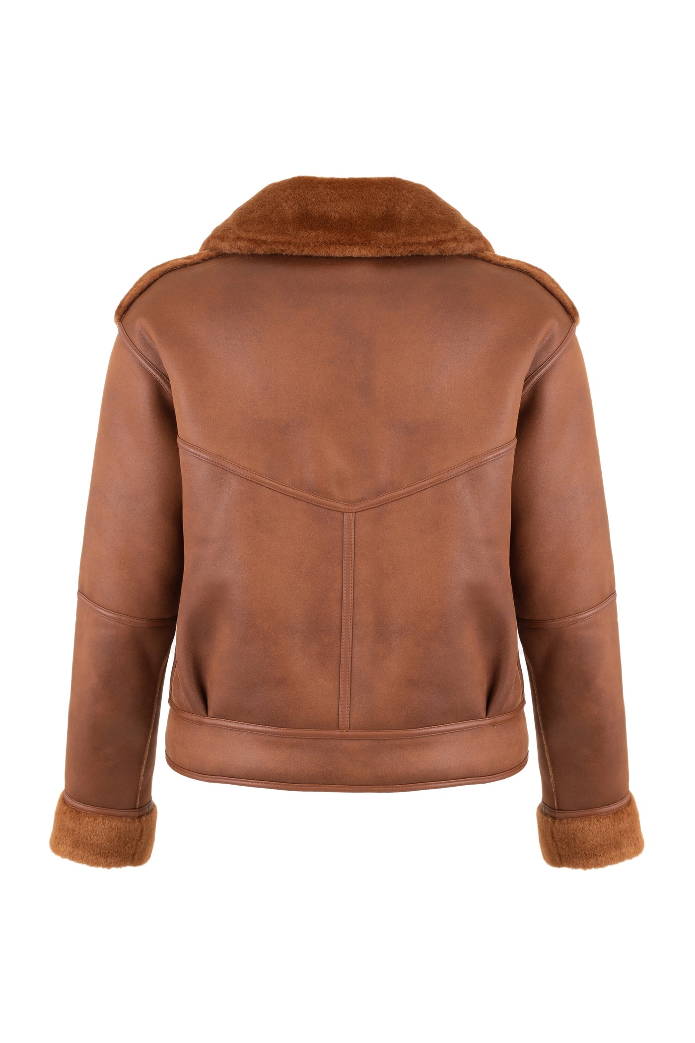 Giacca Reversibile Blouson Toffee Faux Suede | Effetto Merino Urbancode