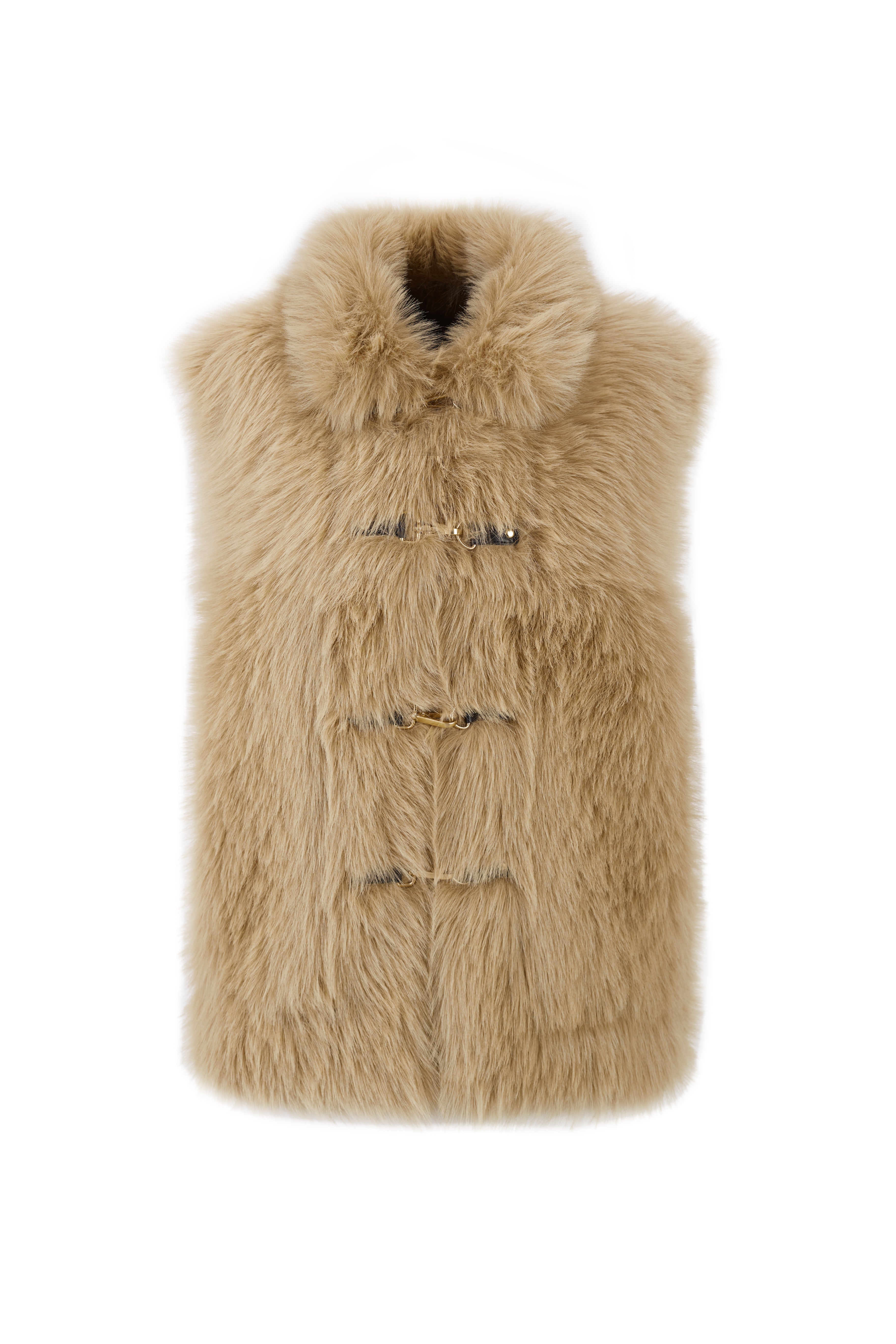 Gilet Reversibile Faux Toscana Choc | Eco Pelliccia e Suede Urbancode