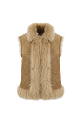 Gilet Reversibile Faux Toscana Choc | Eco Pelliccia e Suede Urbancode