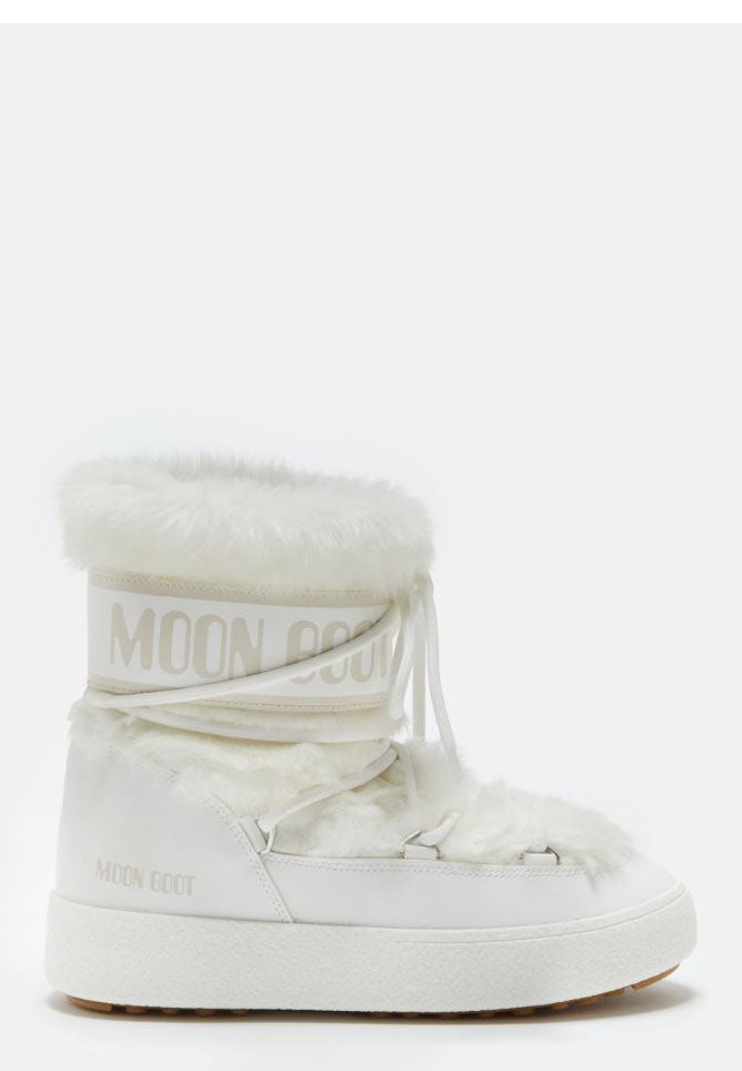 Moon Boot LTrack Tube Faux Fur bianco Moon Boot