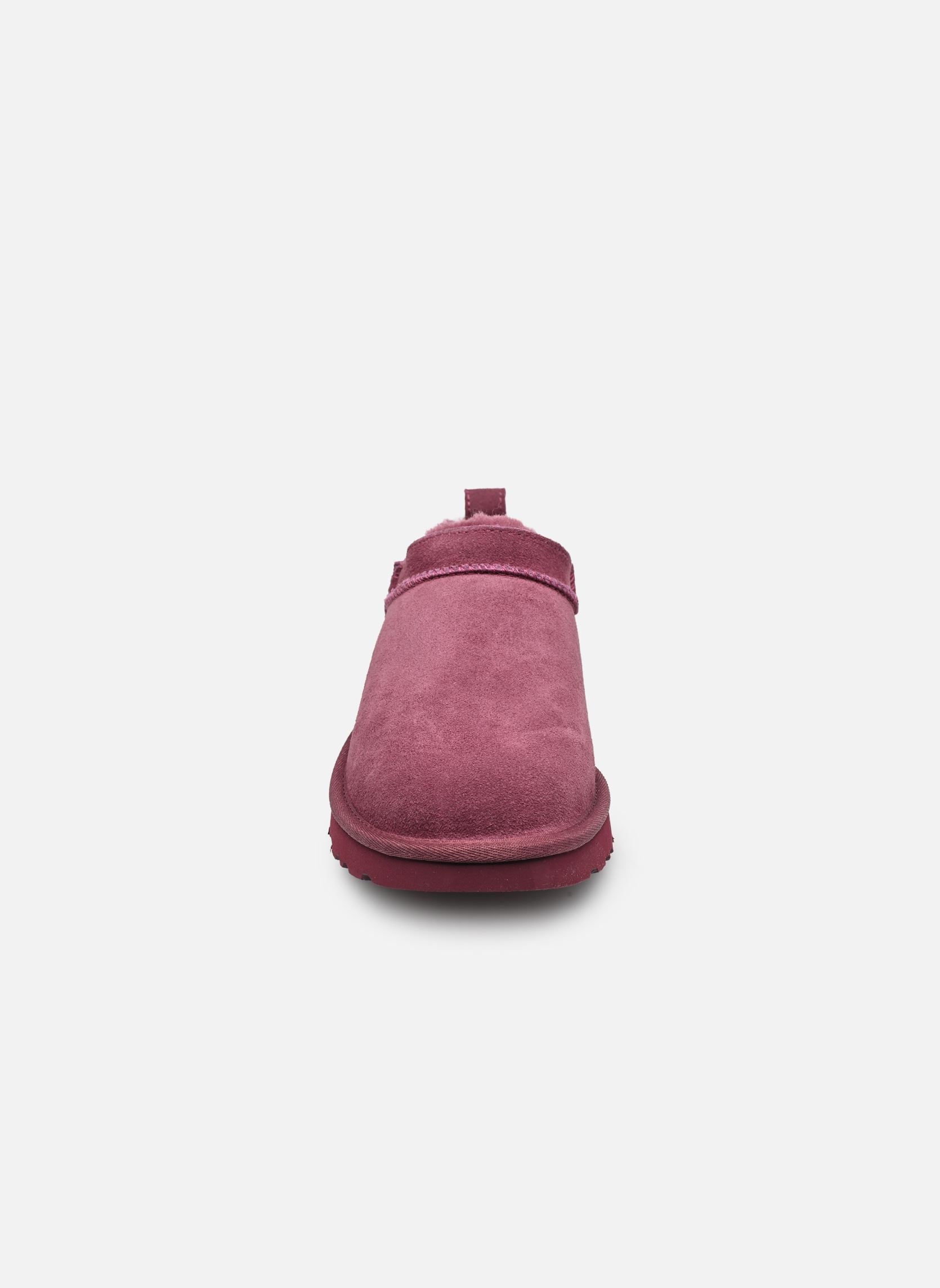 UGG Classic Micro Donna Bordeaux / Viola – Stivaletti Ultra Bassi in Camoscio e Vera Pelliccia di Montone