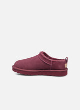 UGG Classic Micro Donna Bordeaux / Viola – Stivaletti Ultra Bassi in Camoscio e Vera Pelliccia di Montone