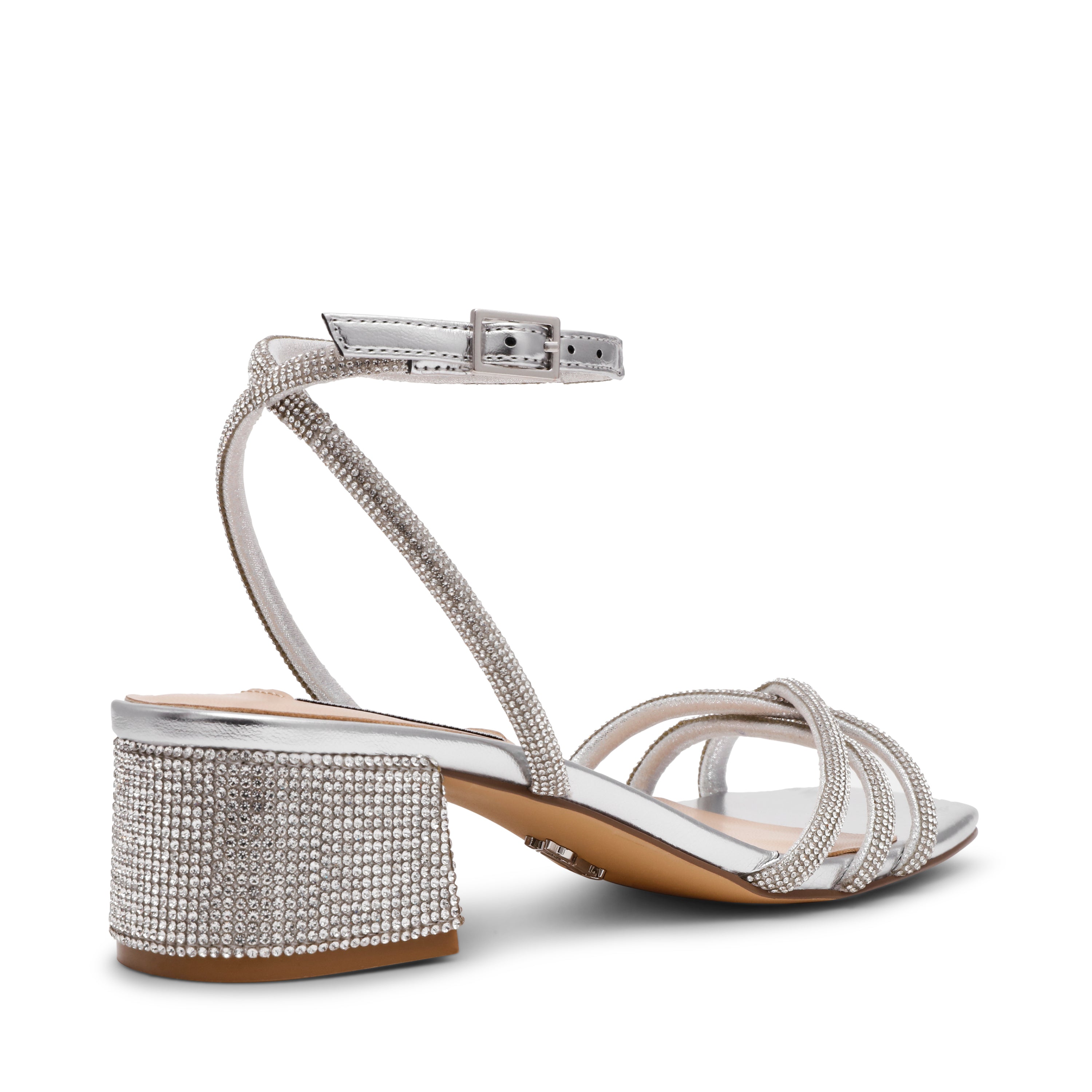 Sandalo Steve Madden Cerena Argento – Eleganza Scintillante e Design Glamour