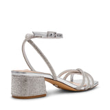 Sandalo Steve Madden Cerena Argento – Eleganza Scintillante e Design Glamour