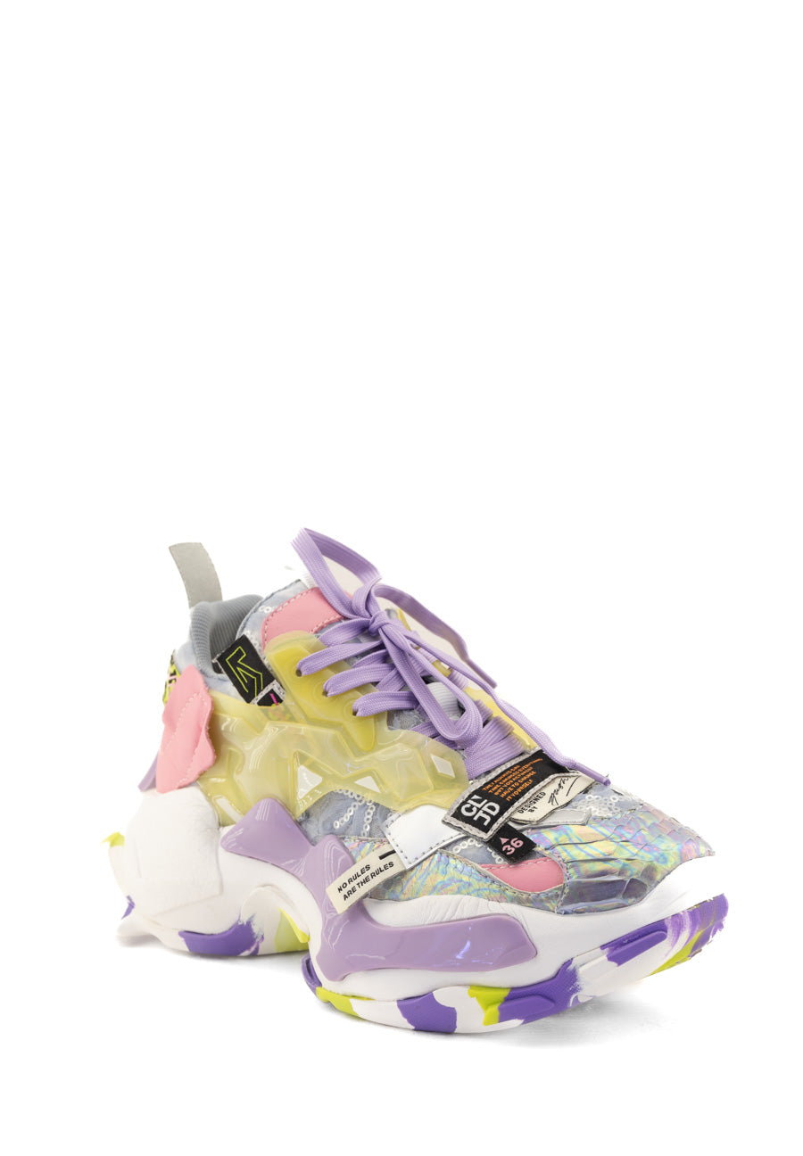 Sneaker L-Lucifer multicolor e multipatch Cljd