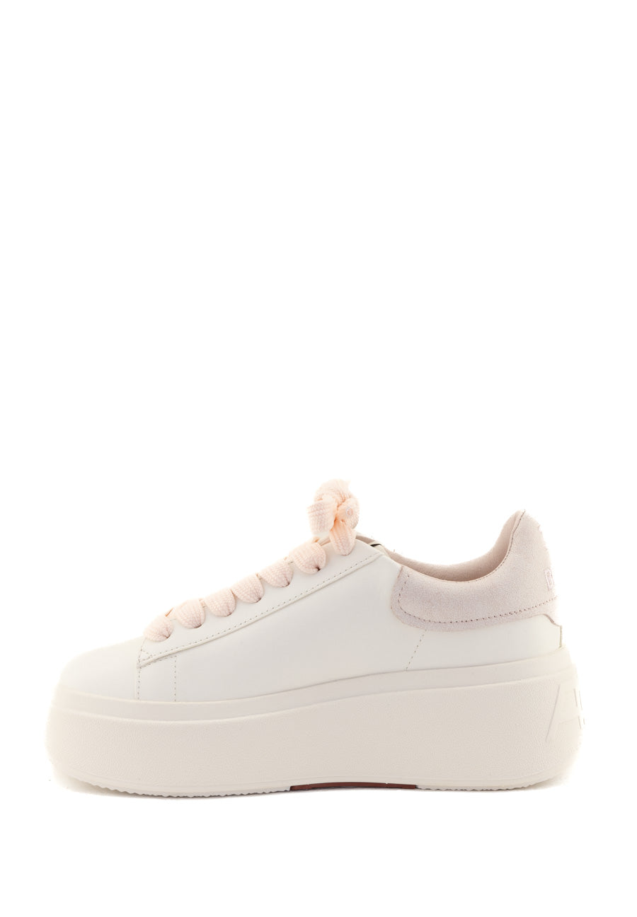 Sneaker Moby Be Kind bianca e rosa Ash