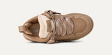 Sneakers Donna UGG Lowmel Sand in Camoscio e Mesh Riciclato – Scarpe Basse Chunky con Maxi Lacci e Fodera UGGplush