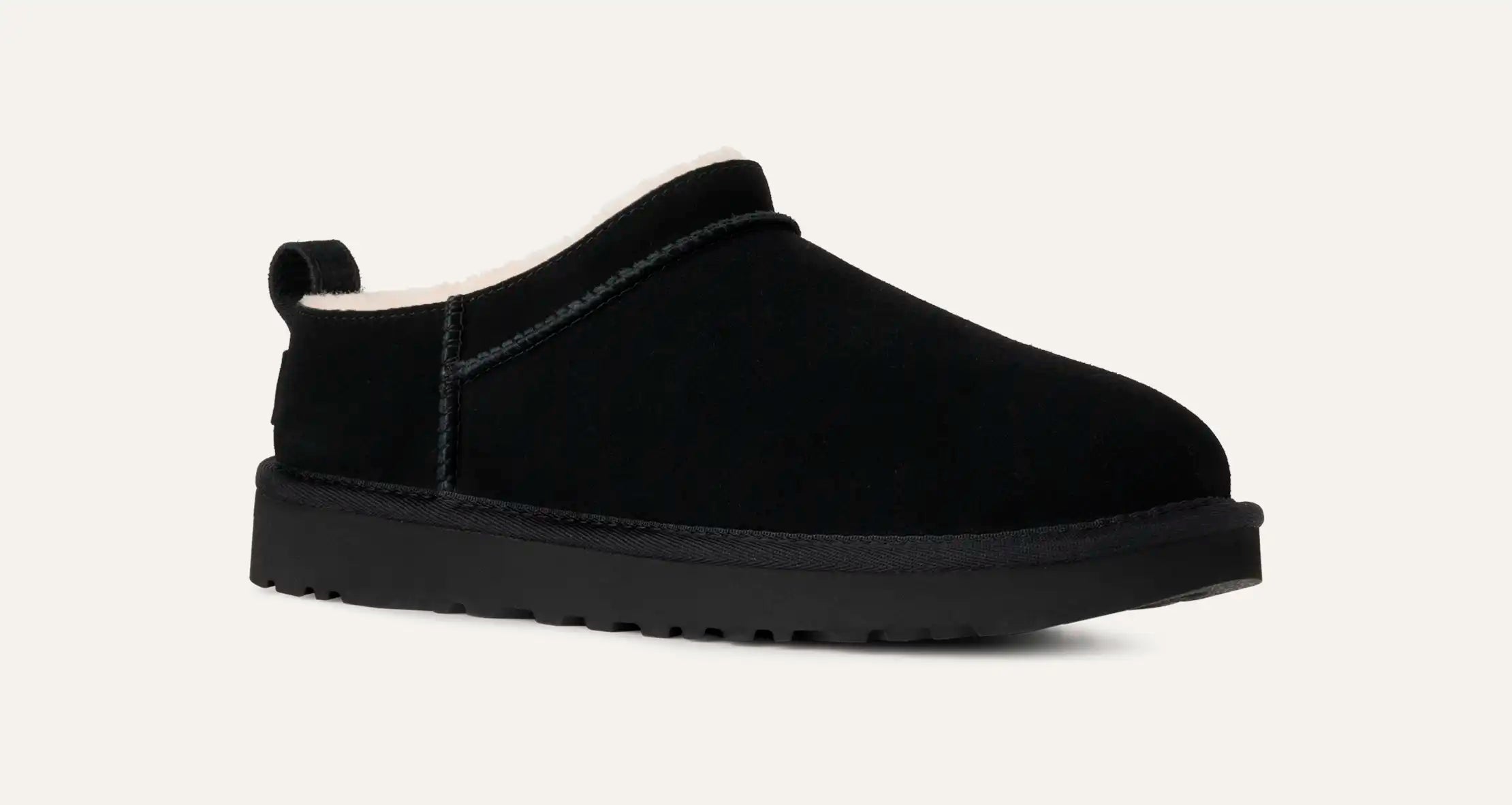 Stivali Donna UGG Classic Micro Chestnut – Stivaletti Ultra Bassi in Camoscio e Vera Pelliccia di Montone