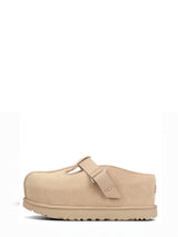 Sabot UGG Goldenstar Hi – Zeppa Leggera in Pelle Scamosciata Beige