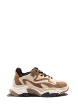 Sneakers Chunky Donna ASH Addict 02 Multicolore in Camoscio e Mesh – Scarpe Platform Suola Oversize