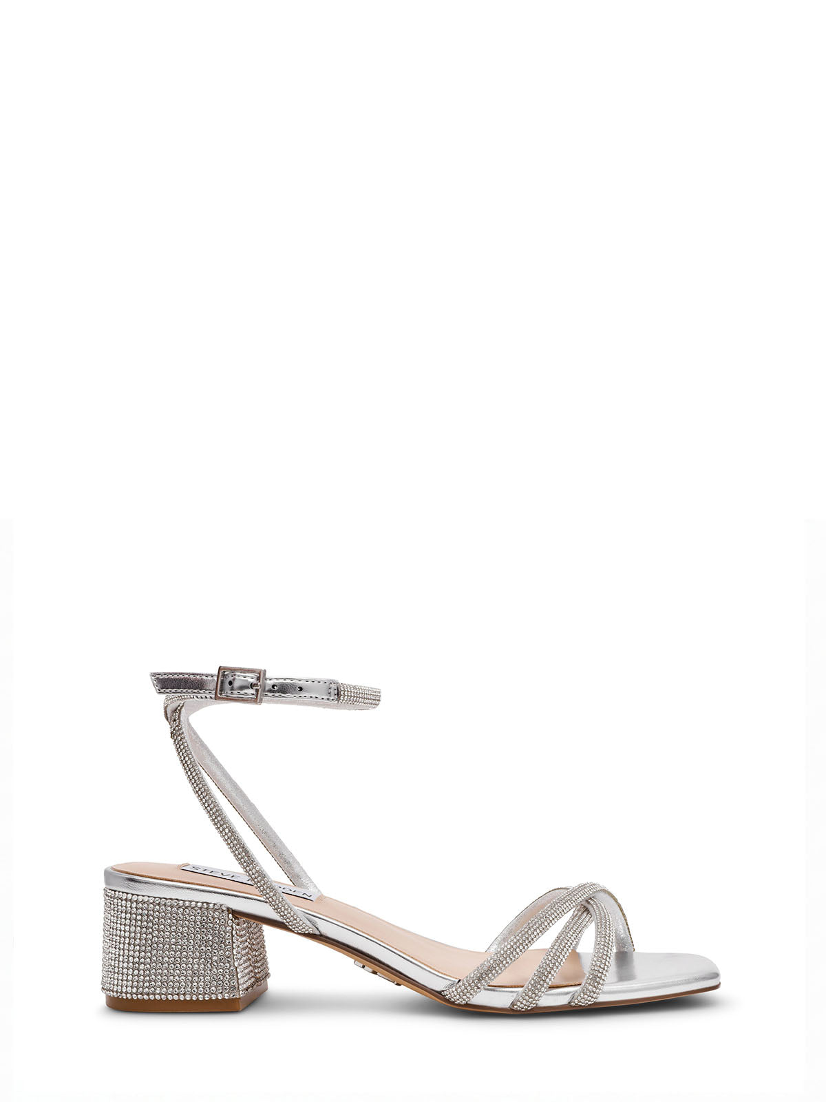 Sandalo Steve Madden Cerena Argento – Eleganza Scintillante e Design Glamour