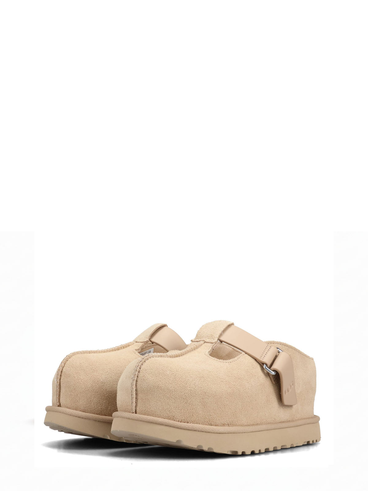 Sabot UGG Goldenstar Hi – Zeppa Leggera in Pelle Scamosciata Beige