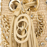Borsa Secchiello La Carrie Mirror Natural con Dettagli a Specchio