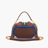 Borsa a Mano La Carrie Ficus Intrecciata Multi Color Estiva