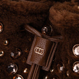 Secchiello Andromeda Fur Bucket marrone – La Carrie | Eco-Fur & Borchie