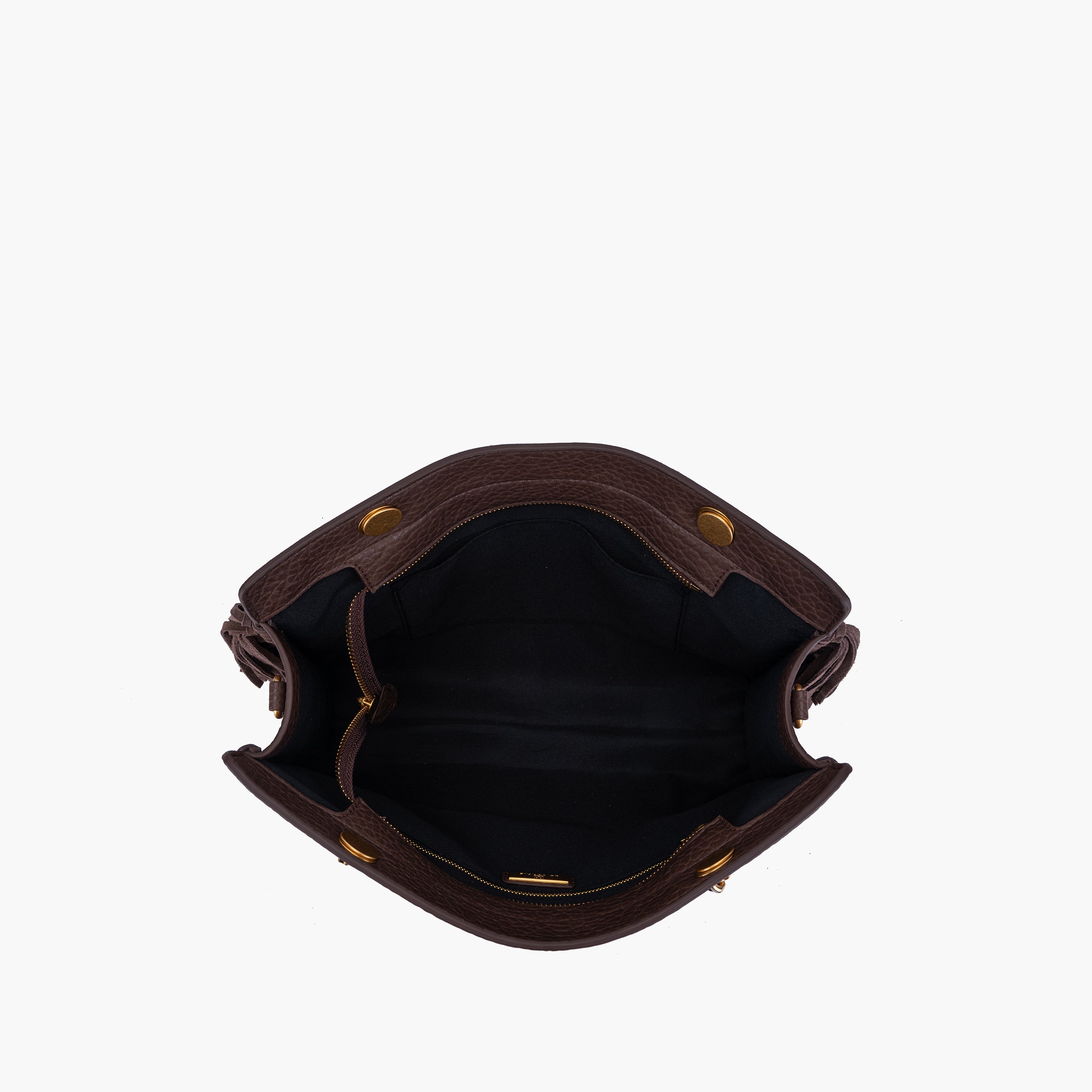 Shopping a spalla Marrone – La Carrie | Borchie, Frange & Zip