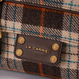 Borsa a mano media Atena marrone La Carrie