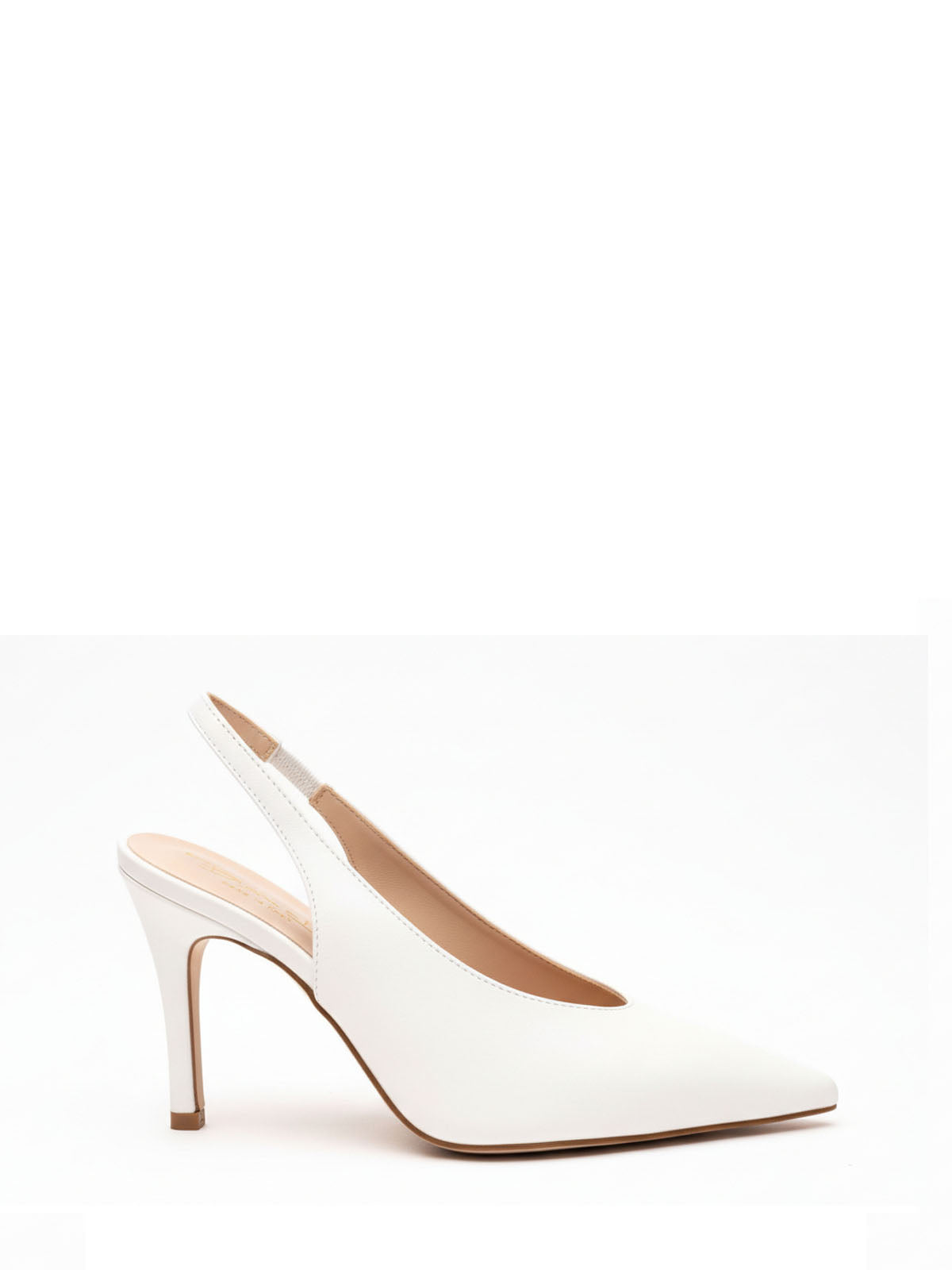 Décolleté Bianca Di Chanel Nappa Bianca – Slingback Raffinata Made in Italy