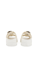 Ciabatta Eva in PVC bianco Mou