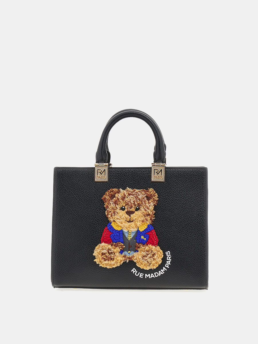 Borsa Marvin M Nera – Rue Madam Paris | Similpelle Made in Italy