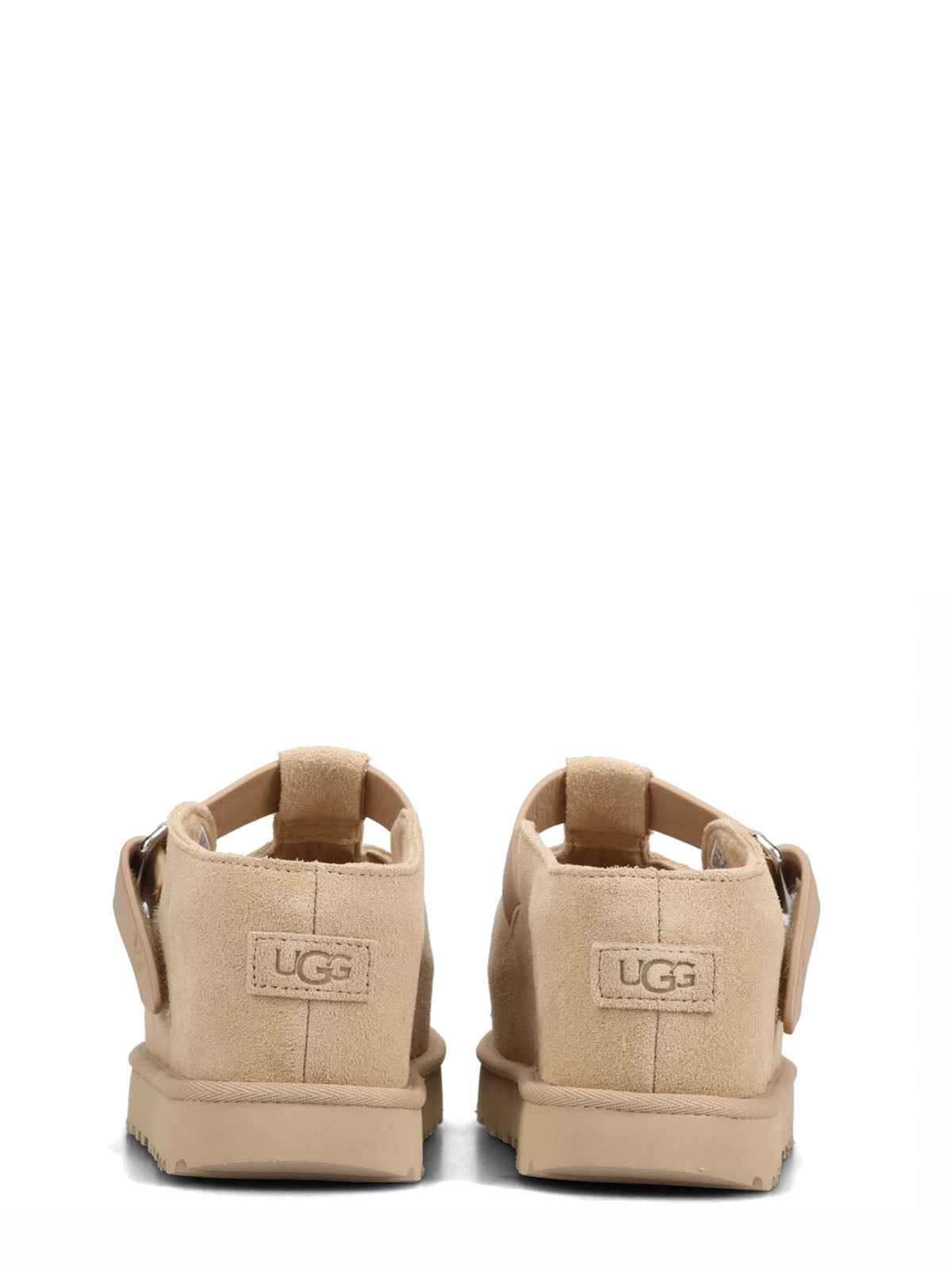 Sabot UGG Goldenstar Hi – Zeppa Leggera in Pelle Scamosciata Beige