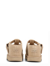 Sabot UGG Goldenstar Hi – Zeppa Leggera in Pelle Scamosciata Beige
