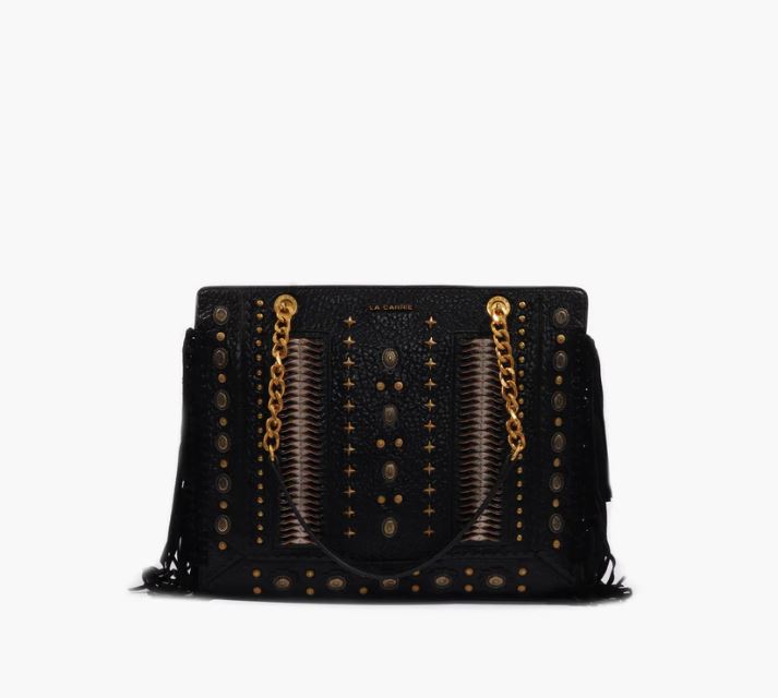 Shopping a spalla Nera – La Carrie | Borchie, Frange & Zip