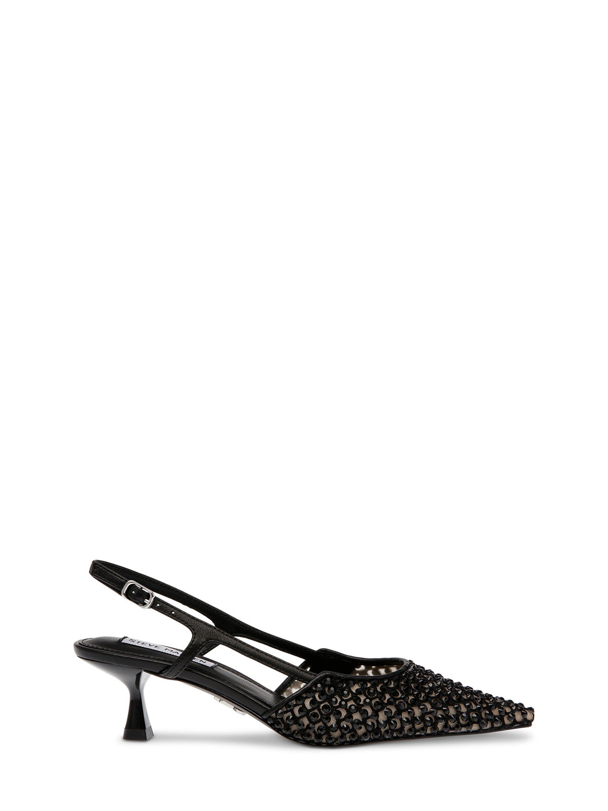 Slingback Legaci nera con strass neri Steve Madden