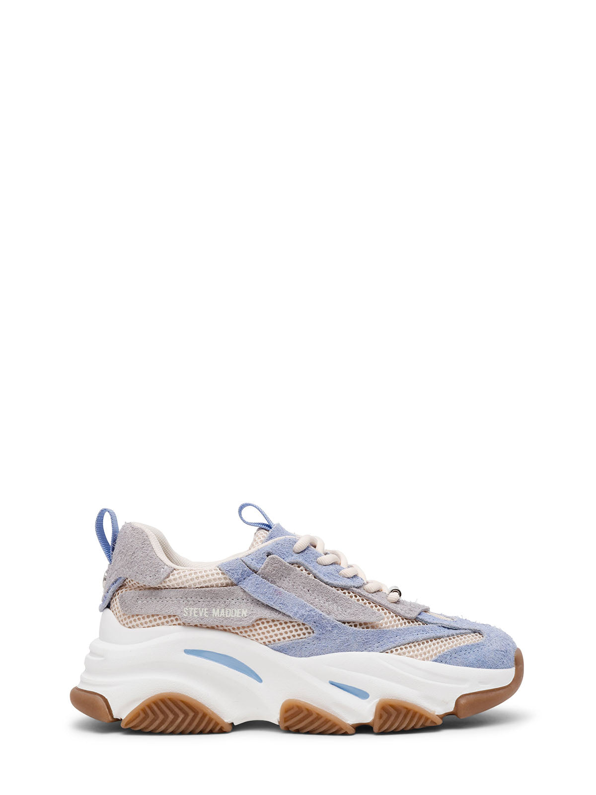 Steve Madden Possession-E Grigio-Blu - Sneakers Chunky Urban | Peccatidistile