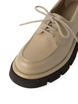 Stringata Elba Nappagrain Taupe – Paloma Barceló | Sneakers in Nappa Grain