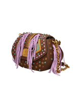 Borsa a Mano La Carrie Ficus Intrecciata Multi Color Estiva