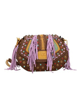 Borsa a Mano La Carrie Ficus Intrecciata Multi Color Estiva