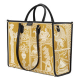 Tote Bag My Best Bag Atena Agorà Big – Tessuto Jacquard e Dettagli in Pelle