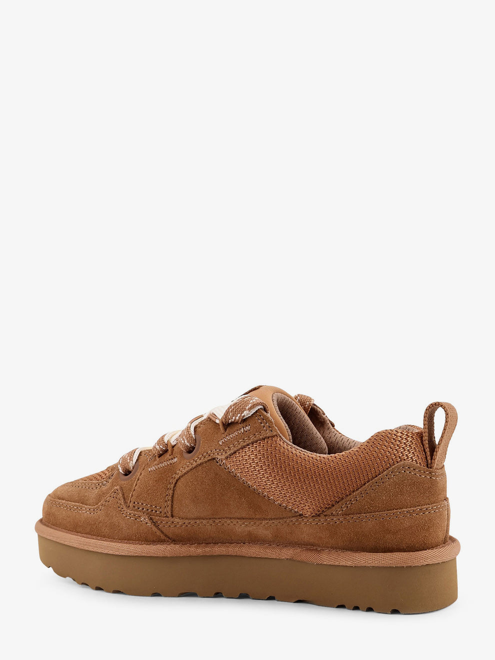 UGG Lo Lowmel Donna Chestnut - Sneakers Chunky in Camoscio | Peccatidistile