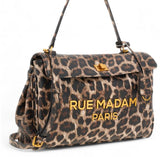 Borsa JOURS XL Leopardo – Rue Madam Paris | Eco-pelle Made in Italy