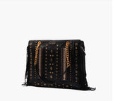 Shopping a spalla Nera – La Carrie | Borchie, Frange & Zip