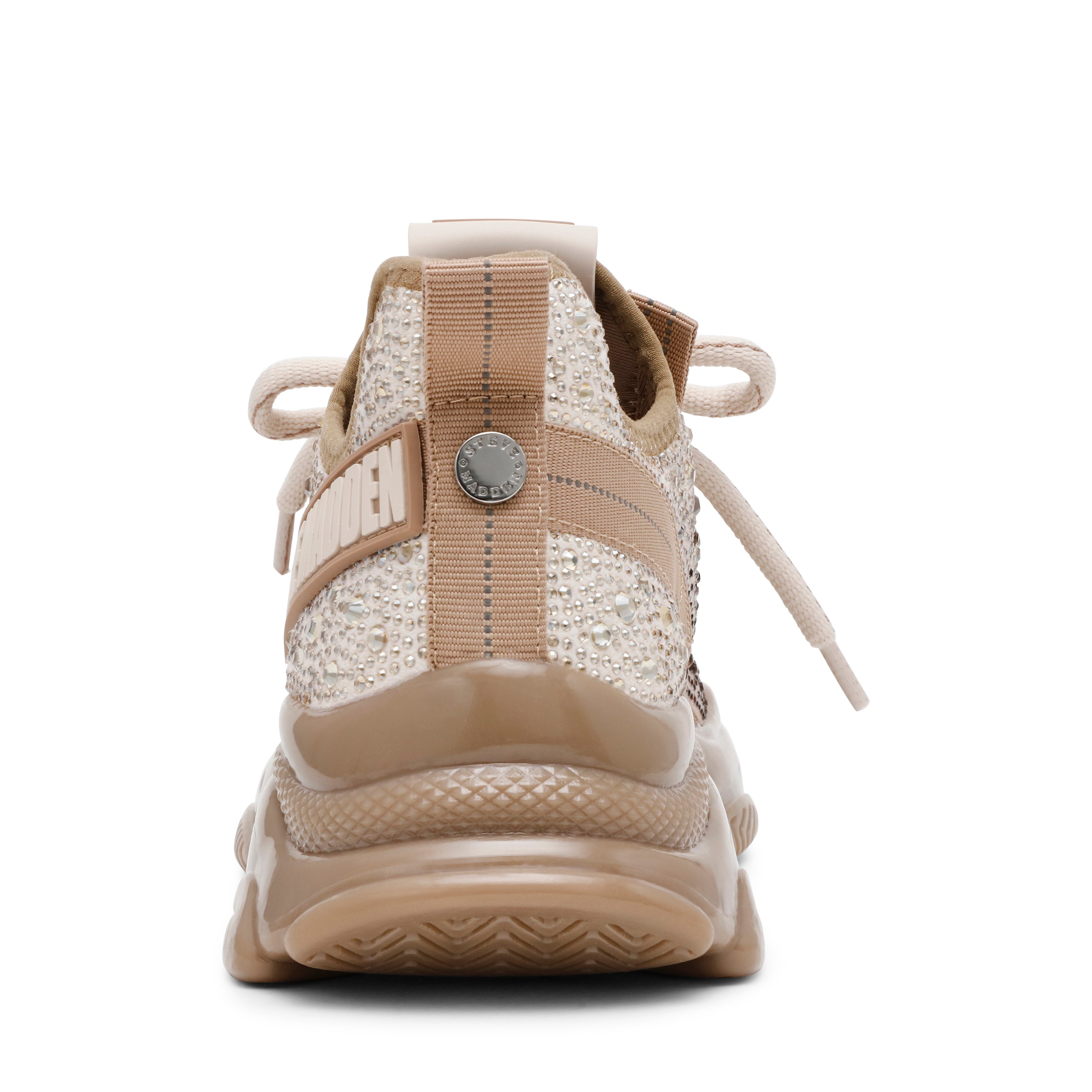 Sneaker MIstica beige con strass Steve Madden