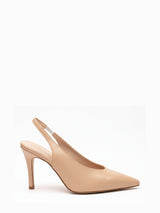 Slingback Bianca Di Nude – Décolleté Chanel con Scollo a V in Nappa