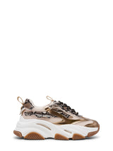 Steve Madden Possession-E Bronzo - Sneakers Chunky Metallizzate inserti rettile | Peccatidistile