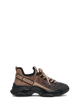 Sneaker MIstica marrone e nera con strass Steve Madden