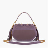 Borsa a mano viola Etnic La Carrie