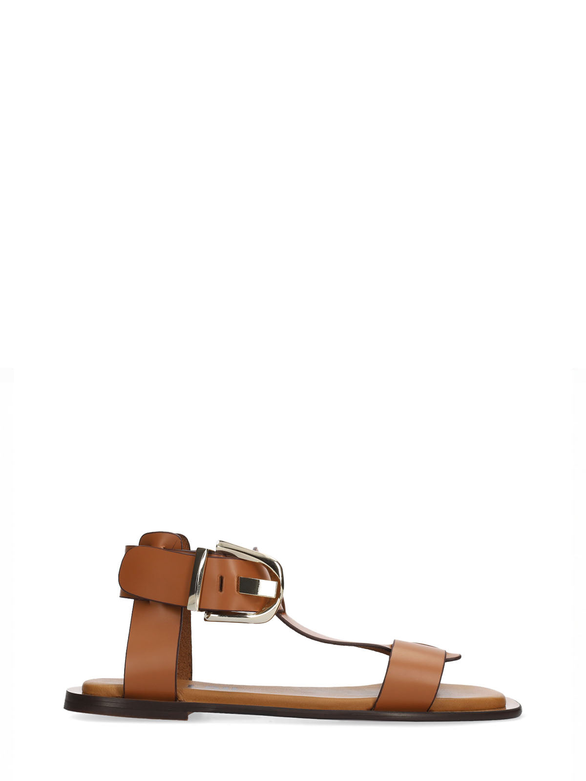 Sandalo Sunny Bibi Lou – Sandalo Flat in Pelle Cuoio Linea Essential