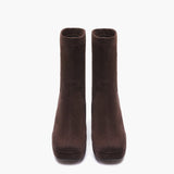 Tronchetto marrone gambale stretch Emanuelle Vee